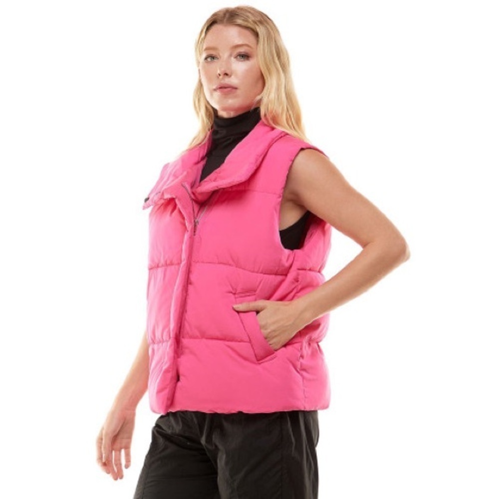 Women's TCEC Funnel Neck Puffer Vest - Picture 2 of 11